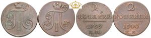 2 Kopecks 1799, 1800. (2)