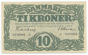 10 kroner 1945 c, nr. 9338884