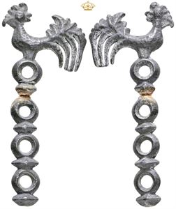 Animal money: tin cockerel