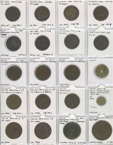 1, 10, 20 and 100 Cash. (20)