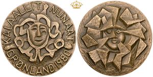 Grønlands medaljen, 1980 - i original æske