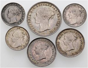 Collection of Maundy coins. (6)