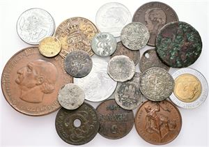 Collection coins and medals. (22)