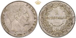 2 rigsdaler 1854 VS