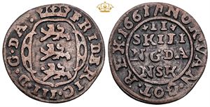 2 skilling 1661, samtidig forfalskning