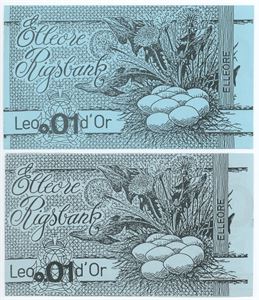 0.1 Leo d'or u.år (1983), 2 stk forskellige. (2)