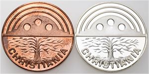 1 Fed 2018, kobber, sølv. (2)