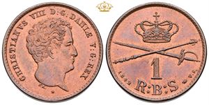 Rigsbankskilling 1842 VS