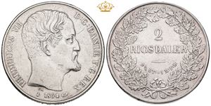 2 rigsdaler 1854 FF
