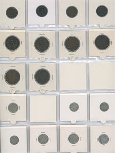 Samling årgangsmønter. (200)