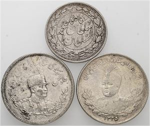 1000 Dinar 1912; 2000 Dinar 1917, 1927. (3)