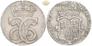 4 mark / krone 1684