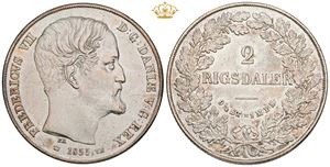2 rigsdaler 1855 VS