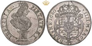 4 mark / krone 1680, 'Piedestalkrone'