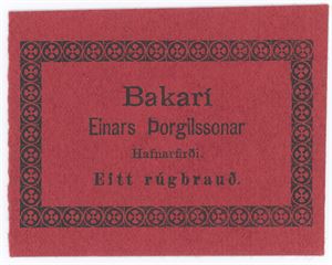 Bakerí - Eitt Rúgbrauð
