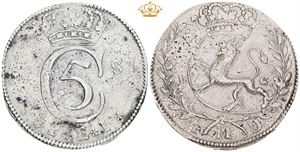 4 mark / krone 1687