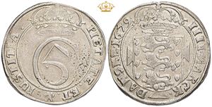 4 mark / krone 1679