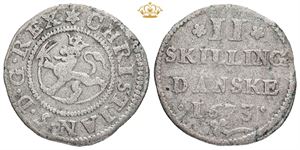 2 skilling 1673