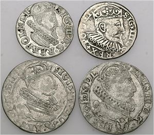Trojak 1598, 1622; Szóstak 1625, 1626. (4)