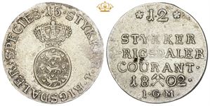 1/15 speciedaler 1802