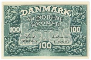 100 kroner 1944 e, Matthiessen