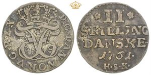 2 skilling 1761 HSK