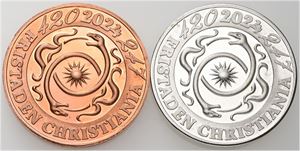 1 Fed 2024, kobber, sølv. (2)