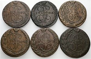 5 Kopecks 1791-1796 EM. (6)