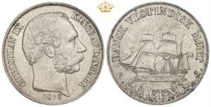 20 cents 1878 HC