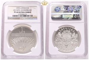 Lats 1995 - NGC PF 68 Ultra Cameo