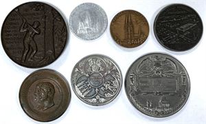 Samling medaljer. (7)