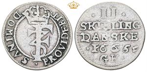 2 skilling 1665