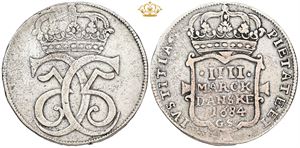 4 mark / krone 1684