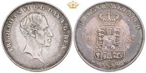 1/2 speciedaler 1838 WS