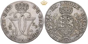 1/2 speciedaler 1777