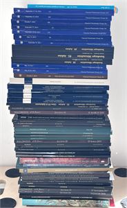 Auktionskataloger, samling, ca. 57 stk.