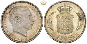 2 kroner 1915 - medaljeprægskarakter