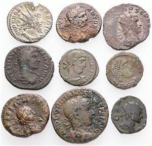 Coll., misc. types and dates. (9)