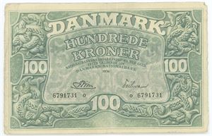 100 kroner 1956 o, nr. 6791731
