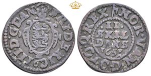 2 skilling 1651, sjælden