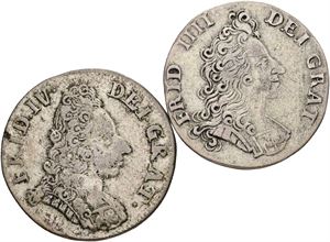 8 skilling 1703, 1704. (2)