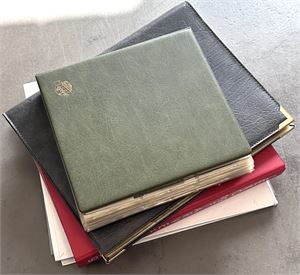 Collection paper money in four albums, c. 750 pcs.