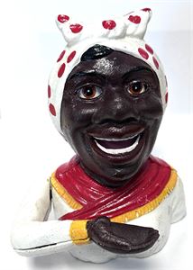 Ældre, mekanisk sparebøsse af metal