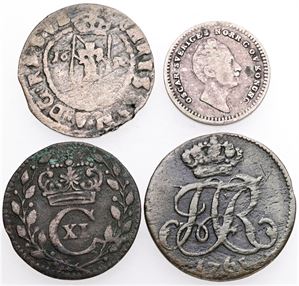 Samling inkl. Pommern og Reval. (4)