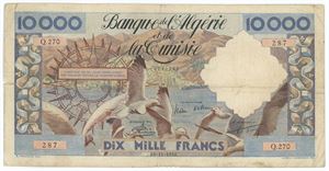 10.000 Francs 1956