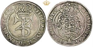 4 mark / krone 1657 - mysteriekrone