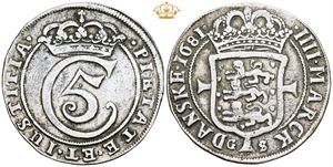 4 mark / krone 1681