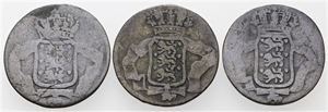Skilling 1761, 1762, 1764. (3)