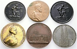 Collection medals. (6)