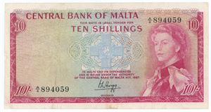 10 Shillings 1967